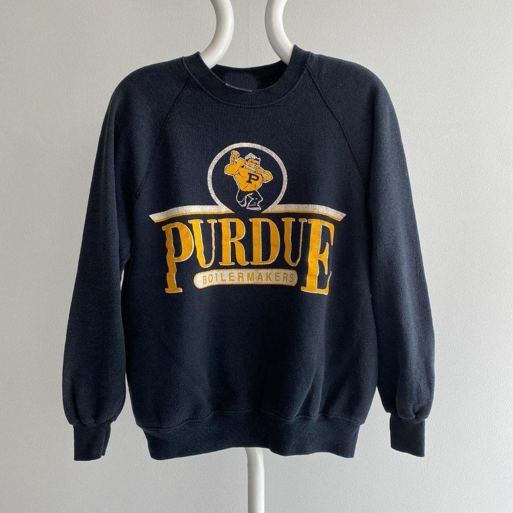 1980S Awesome Purdue University Sweatshirt Retro